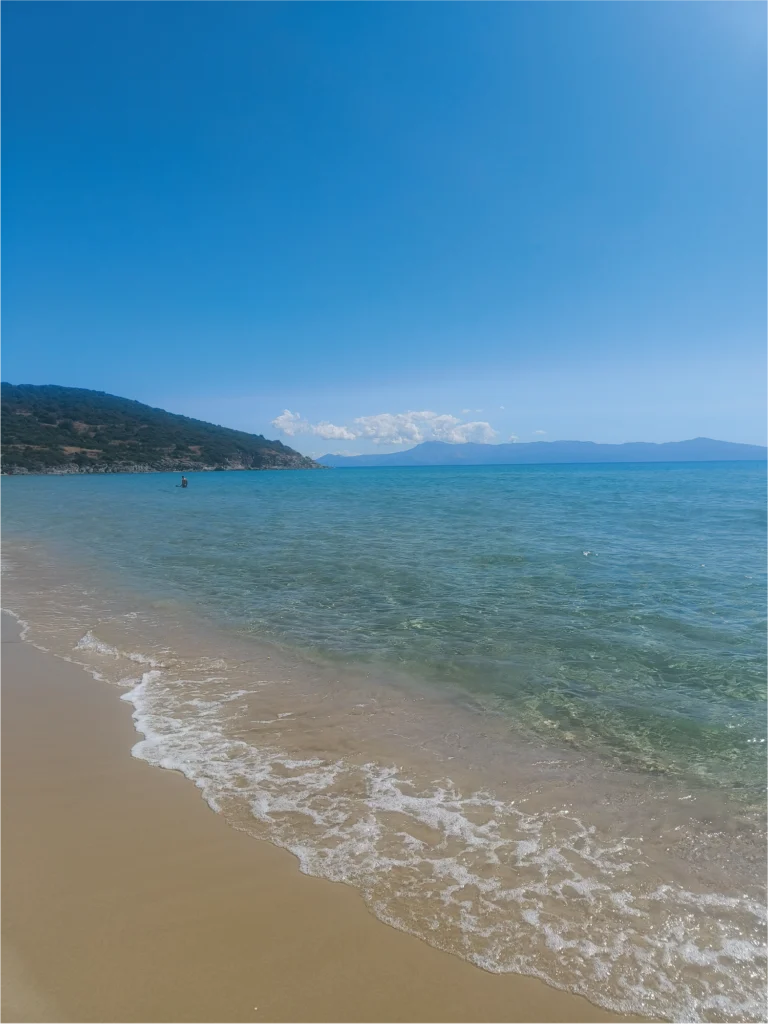 Ammolofoi Beach in Nea Peramos